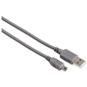 Hama USB Cable Type A - Mini B 1.8m Ref 86469