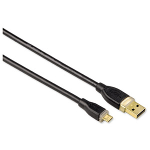 Hama USB Cable Type A - Micro B 1.8m Ref 78419