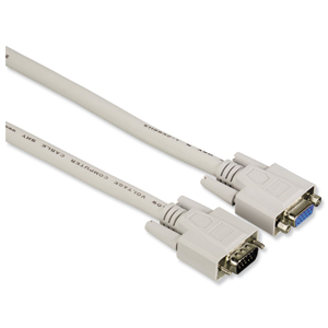 Hama VGA Monitor Extension Cable 1.8m Ref 20184