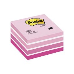 3M PostIt Cube 76x76mm Pink 2028P