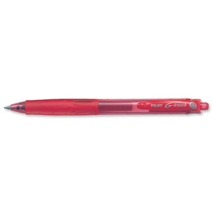 Pilot BegreeN G Knock Rollerball Pen Retractable 0.7mm Red Ref LGK10FRBG [Pack 10]
