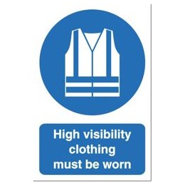 Stewart Superior Foam Board Sign High Visibility Clothing 200x300mm Ref FB060