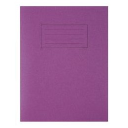 Silvine Exercise Book Ruled and Margin 80 Pages 229x178mm Purple Ref EX100 [Pack 10]