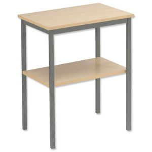Trexus Telephone Table Multipurpose with Shelf W595xD450xH737mm Maple