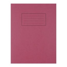Silvine Exercise Book Ruled and Margin 80 Pages 229x178mm Red Ref EX101 [Pack 10]