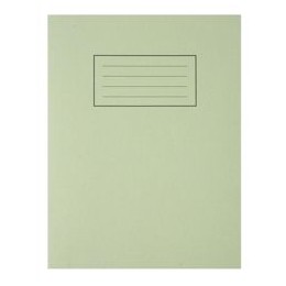 Silvine Exercise Book Ruled and Margin 80 Pages 229x178mm Green Ref EX102 [Pack 10]