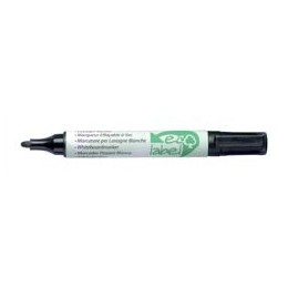Ecolabel Drywipe Marker with Recycled Paper Barrel Bullet Tip Line 1.5mm Black Ref 268855 [Pack 10]
