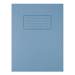Silvine Exercise Book Ruled and Margin 80 Pages 229x178mm Blue Ref EX104 [Pack 10]