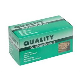 Quality Rubber Bands Assorted Sizes Ref 270665 [Box 100g]