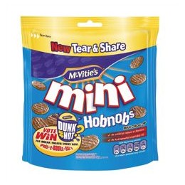 McVities MiniChoc HobNobs Biscuits 125g Ref A07452