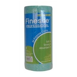 Finesse Professional All-purpose Cloths Roll 100 Green W230xL500 Ref 7077