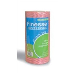 Finesse Professional All-purpose Cloths Roll 100 Red W230xL500 Ref 7079