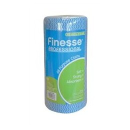 Finesse Professional All-purpose Cloths Roll 100 Blue W230xL500 Ref 7076