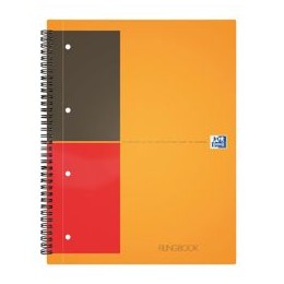 Oxford International ActiveBook 2 Wire Ruled with integral Pocket 160pp A5+ Ref 100104067 [Pack 5]