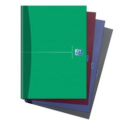 Oxford Office Notebook Casebound Hard Cover Ruled 192pp 90gsm A5 Assorted Ref 100103072 [Pack 5]