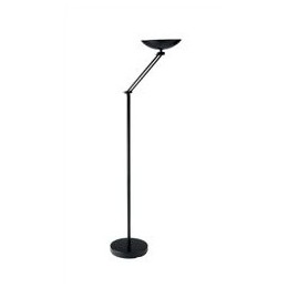 Unilux Artic-First Uplighter Halogen Adjustable Arm and Bowl In-line Dimmer Switch H1800mm Ref 646H06UK