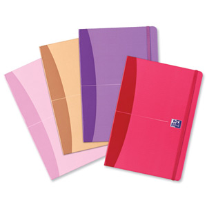 Oxford Signature Notebook Hardcover Ruled 192pp 90gsm A5 Feminine Ref 100104998 [Pack 5]