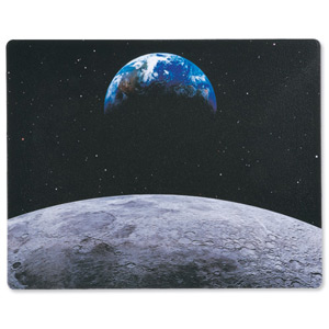 Fellowes Natural Collection Mouse Mat Pad Earth and Moon Ref 58715
