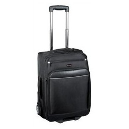 Lightpak Executive Overnight Trolley with Detachable Laptop Case Capacity 17in Nylon Black Ref 92700