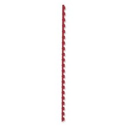 5 Star Binding Combs Plastic 21 Ring 75 Sheets A4 10mm Red [Pack 100]