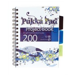 Pukka Wave Project Book Assorted A5 Ref 6501 [Price Offer] [Pack 3] May-Sept 2011