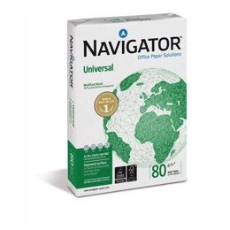 Navigator Universal Paper Multifunctional Ream-Wrapped 80gsm A4 White Ref NUN0800033 [5 x 500 Sheets]