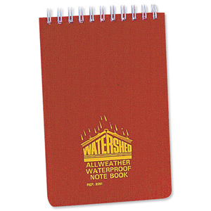 Chartwell Watershed Waterproof Book Wirebound Quadrille 50 Leaf 101x156mm Ref 2281Z