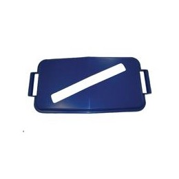 Durabin Slim Bin Recycling Blue Paper Lid for 60 Litre Ref 1809498040