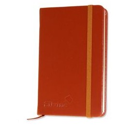 Silvine Executive Soft Feel Pocket Notebook Ruled with Marker Ribbon 160pp 90gsm 143x90mm Tan Ref 196T
