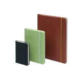 Silvine Executive Soft Feel Notebook Ruled with Marker Ribbon 160pp 90gsm A4 Tan Ref 198TN