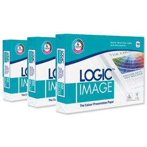 Logic Image Presentation Paper Ream-Wrapped 100gsm A4 White Ref BP-117881H [5 x 500 Sheets]