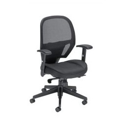 Influx Amaze Chair Synchronous Mesh Seat W520xD520xH470-600mm Black Ref 11186-02Blk