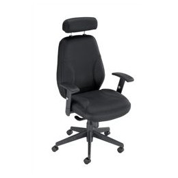 Influx Energize Driver Armchair Seat W520xD480xH500-640mm Black Ref 11185-01Blk