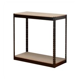 Influx Storage Shelving Unit Heavy-duty Boltless 2 Shelves Capacity 2x 150kg W950xD450xH940mm Black