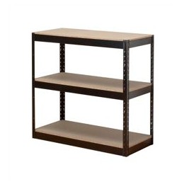 Influx Storage Shelving Unit Heavy-duty Boltless 3 Shelves Capacity 3x 150kg W950xD450xH940mm Black