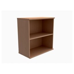Trexus Low Bookcase with Adjustable Shelf and Floor-leveller Feet W800xD420xH853mm Beech