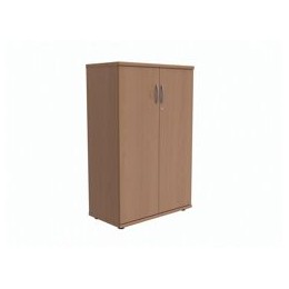 Trexus Medium Cupboard with Lockable Doors W800xD420xH1253mm Beech