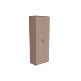 Trexus Tall Cupboard with Lockable Doors W800xD420xH2053mm Maple