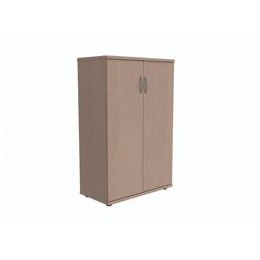 Trexus Medium Cupboard with Lockable Doors W800xD420xH1253mm Maple