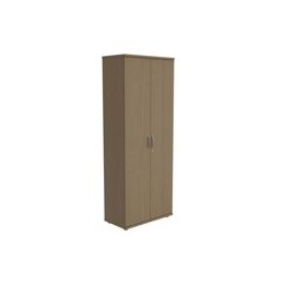 Trexus Tall Cupboard with Lockable Doors W800xD420xH2053mm Oak