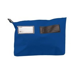 Versapak Mailing Pouch Gusseted Bulk Volume Sealable with Window PVC 510x406x75mm Blue Ref CG6 BL