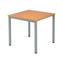 Sonix Table Square 25mm Top W800xD800xH720mm Beech Ref 23