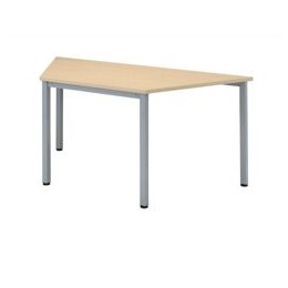 Sonix Table Trapezoidal 25mm Top W1600xD800xH720mm Maple Ref 19