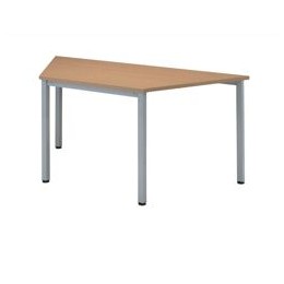 Sonix Table Trapezoidal 25mm Top W1600xD800xH720mm Oak Ref 19