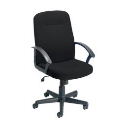 Trexus Office High Back County Manager Armchair Seat W530xD480xH475-535mm Black