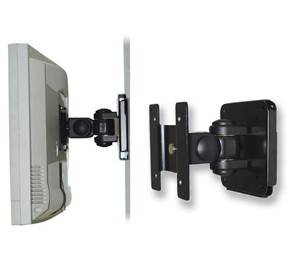 Compucessory Monitor Wall Mounting Bracket for TFT LCD Monitors Black 12Kg Maximum Ref CCS25352
