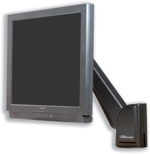 Compucessory Monitor Arm Standard for 14-17 inch TFT LCD Monitor 10Kg Maximum Black Ref CCS25010