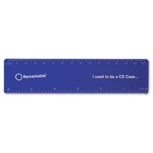 Remarkable Recycled Ruler 15cm Blue Ref 05 RUCD15BL1B10