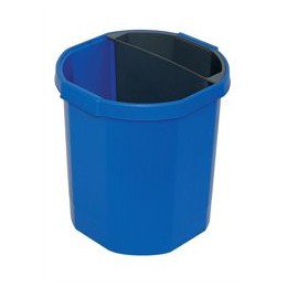 Exacompta Recycling Waste Sorting Bin Standard W312xD312xH324 mm 17.8 Litre Overall Capacity Ref 450342D
