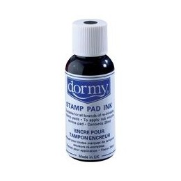Dormy Stamp Pad Ink 28ml Black [Pack 10]